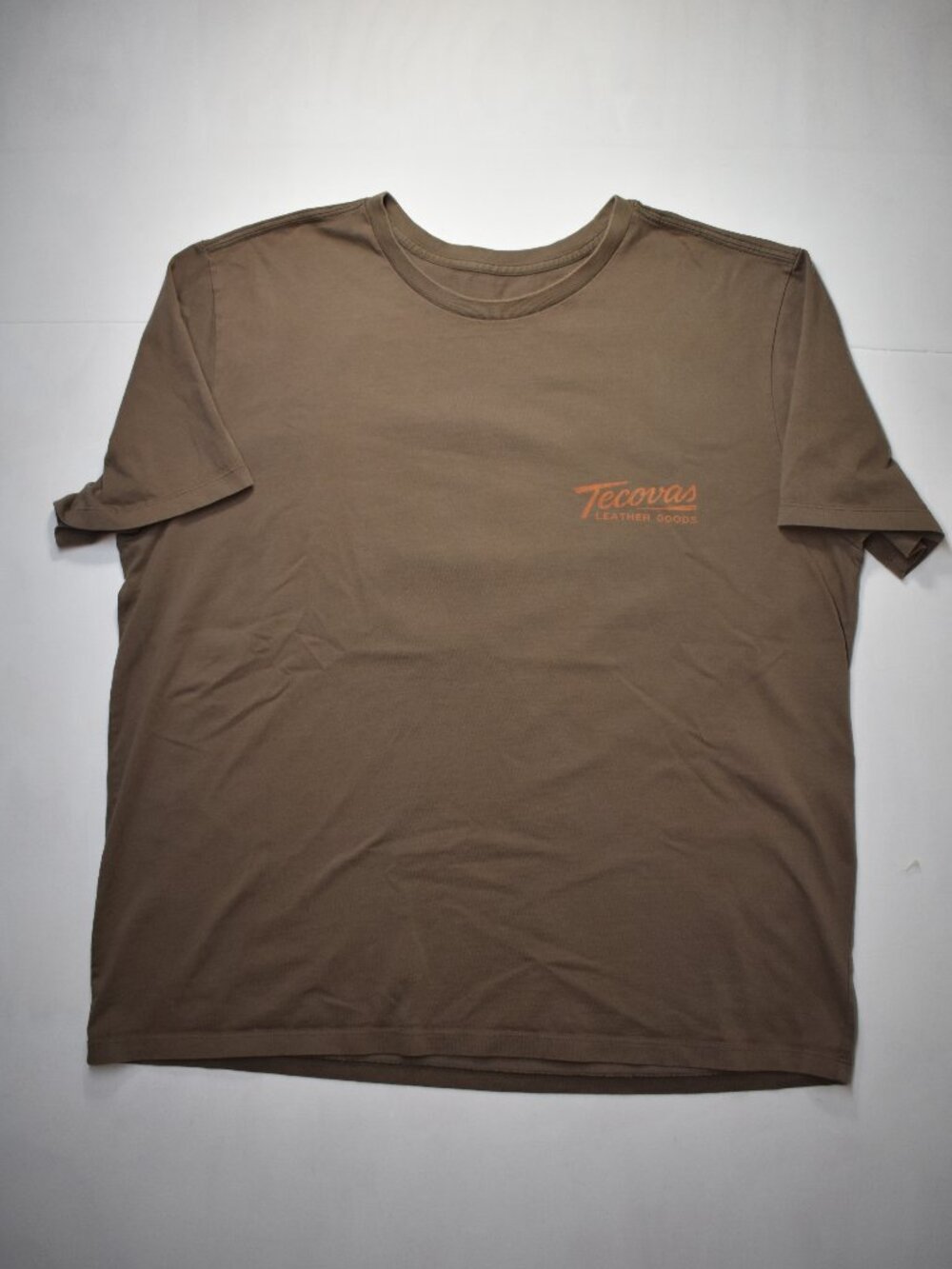 Tecovas Leather Goods Brown Bury Me In My Boots Mens Western T-Shirt Size L